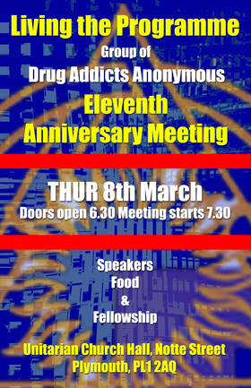 Living the Programme 11th Anniversary Meeting flyer
