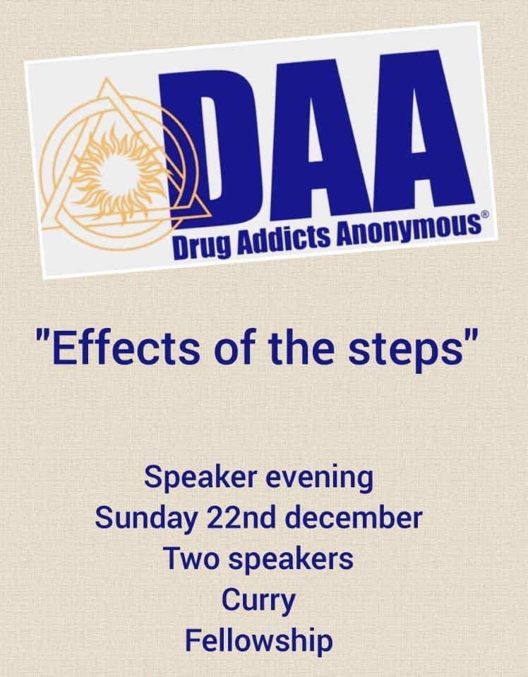 Effects of the Steps Speaker Evening flyer